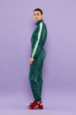 Sophia Lee Rain Tracksuit / Green & mint stripes