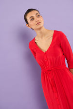 Sophia Lee Rakel Dress / Red