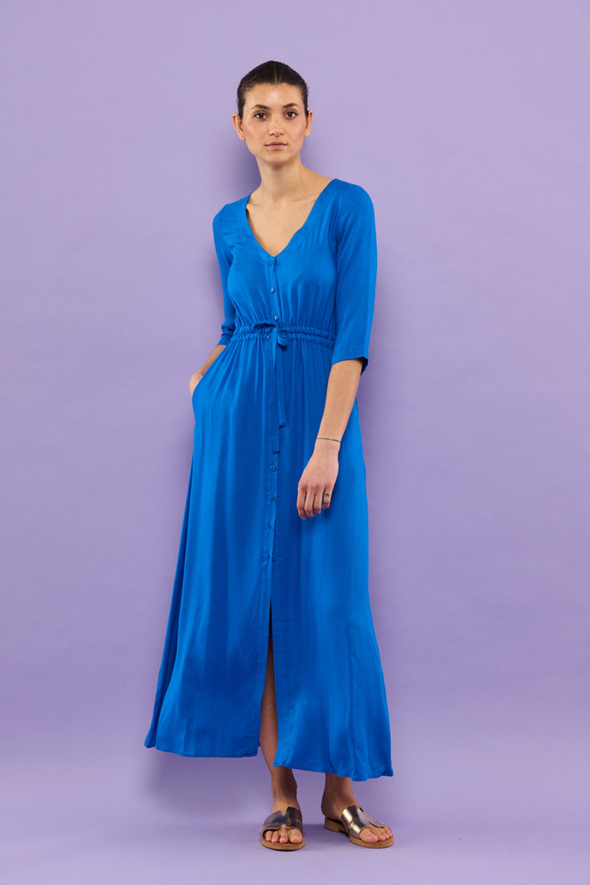 Sophia Lee Rakel Dress / Royal blue