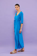 Sophia Lee Rakel Dress / Clear blue