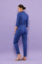 Sophia Lee Cordelia Jumpsuit  / Royal blue denim
