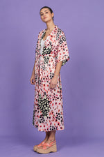 Sophia Lee Long Kimono dress / Cherry