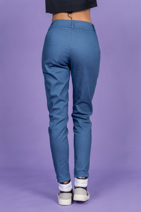 Sophia Lee Tora Pants / Dusty Blue Denim