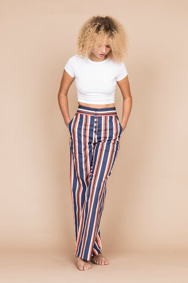 Sophia Lee Wilde Pants / Retro stripes