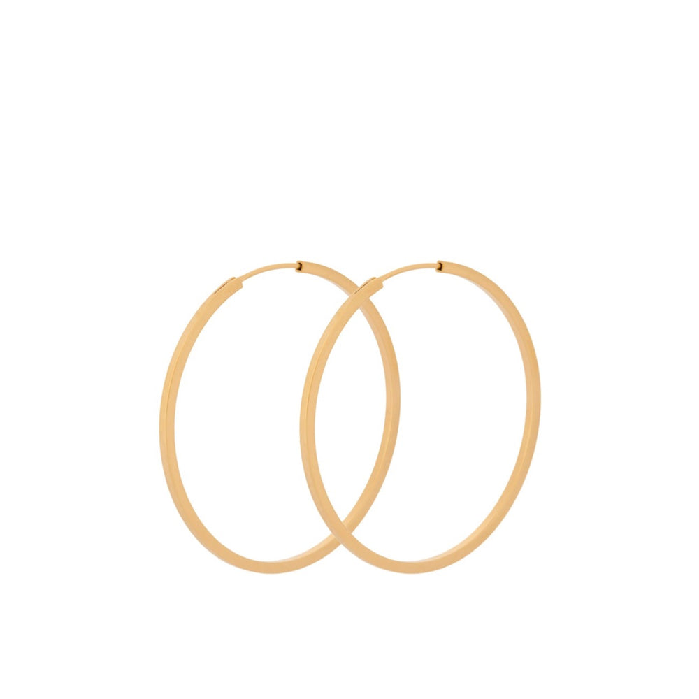 Pernille Corydon Small Orbit Hoops / Forgyldt