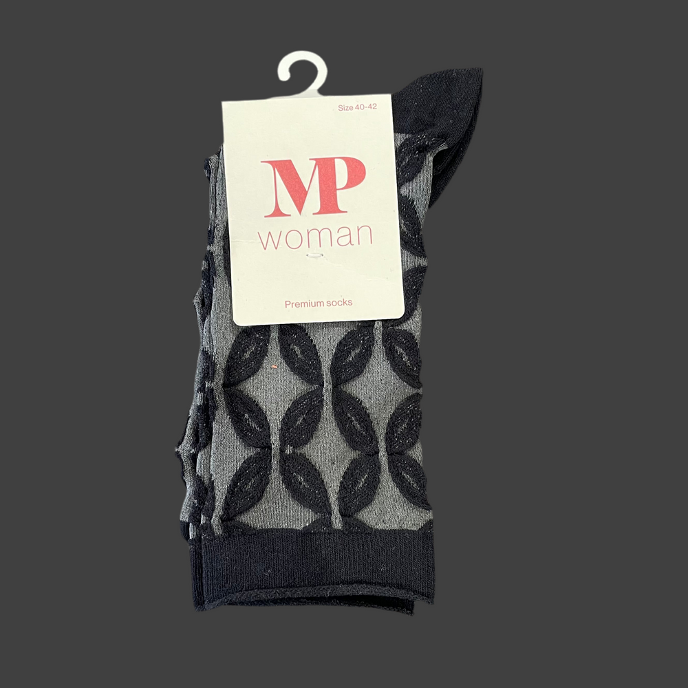 MP Juliane Strømper / Black Flowers (#77740)