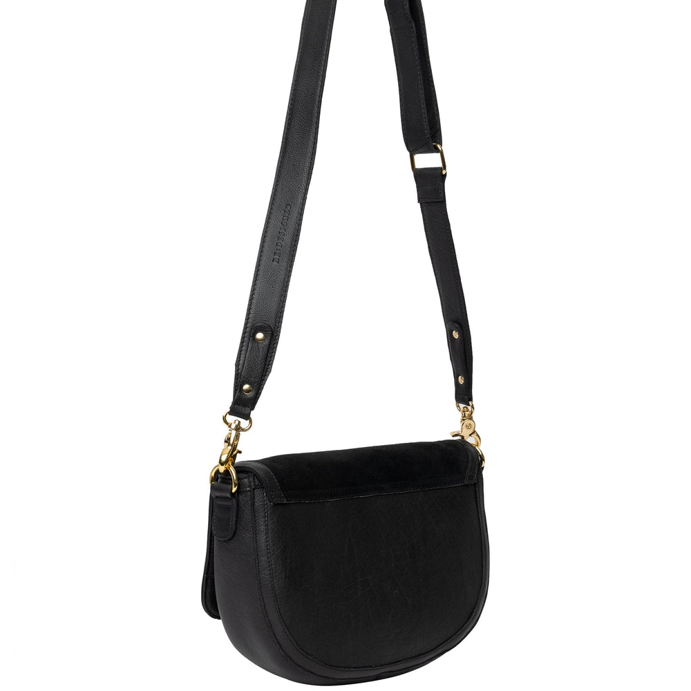 Re-Designed Big Lima Taske / Black Suede