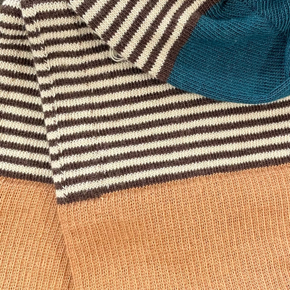 MP Gerda Strømper Long / Dark Brown Stripes