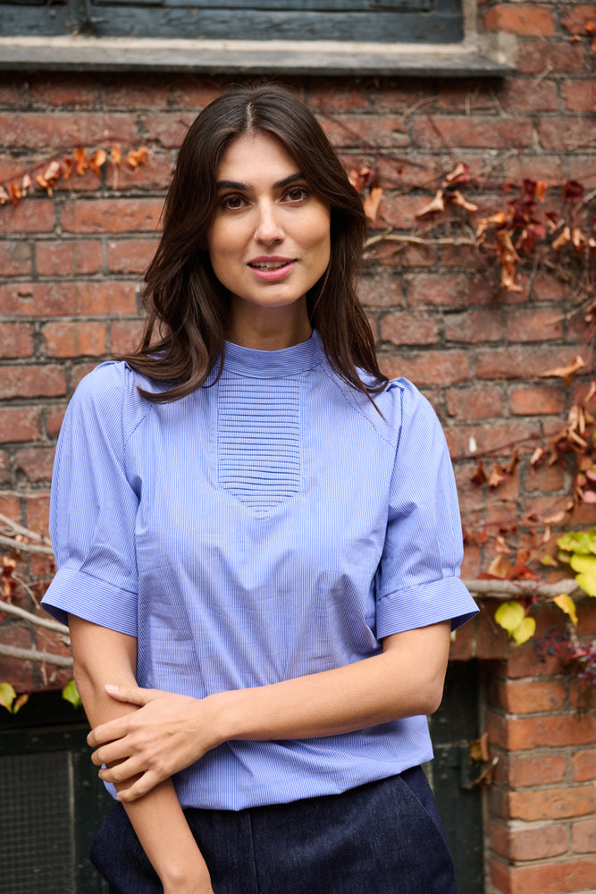 Tolsing Tie Vendeskjorte / Blue Stripes