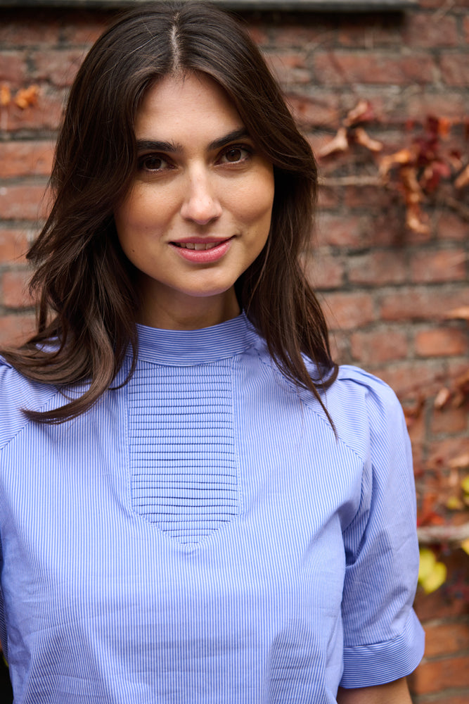 Tolsing Tie Vendeskjorte / Blue Stripes