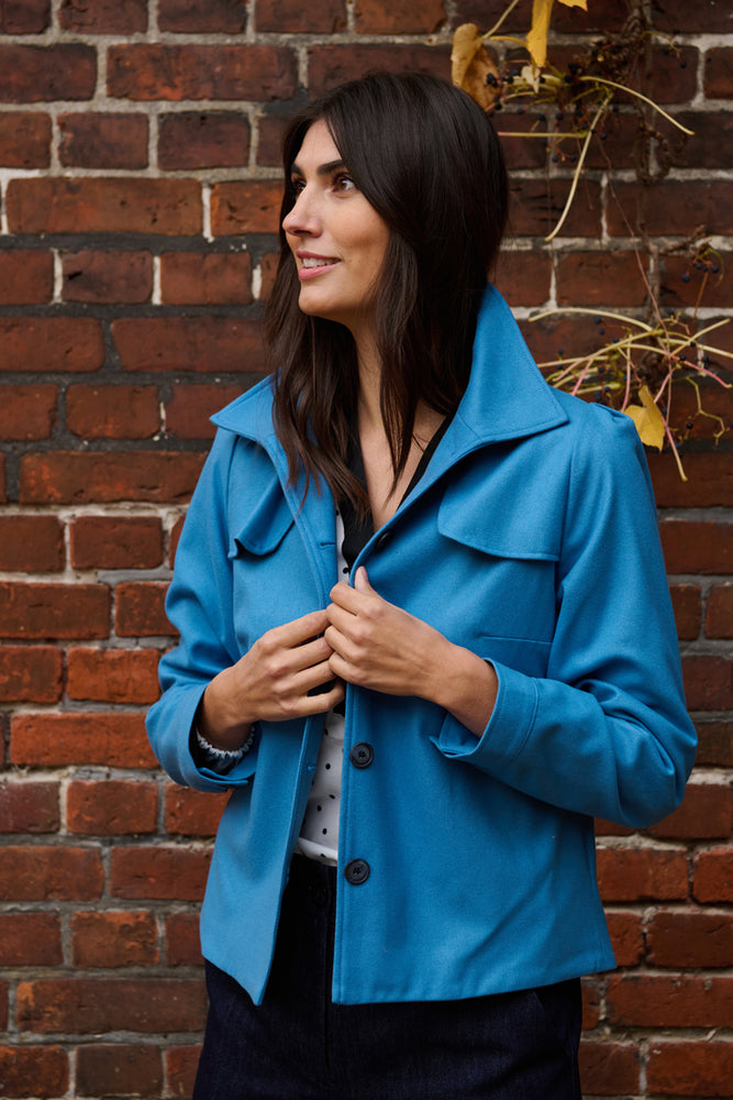 Tolsing Jolene Jacket / Ligth Blue Wool