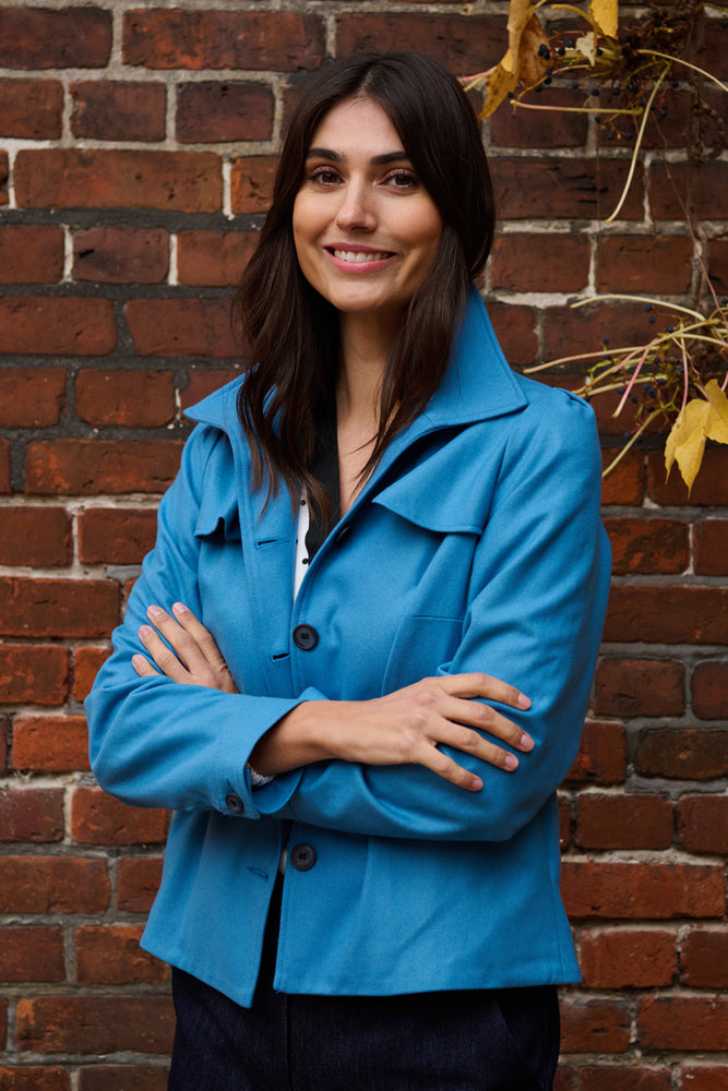 Tolsing Jolene Jacket / Ligth Blue Wool