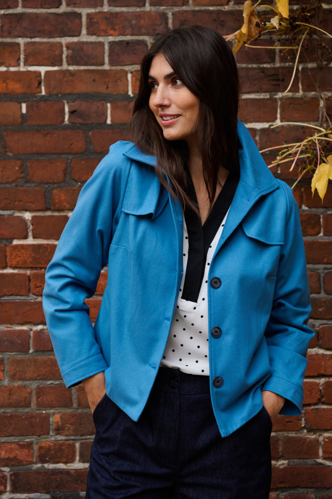 Tolsing Jolene Jacket / Ligth Blue Wool