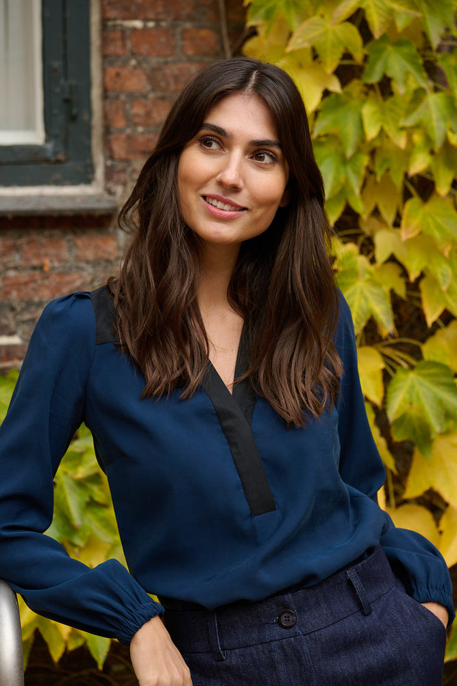 Tolsing Elvira Shirt / Navy