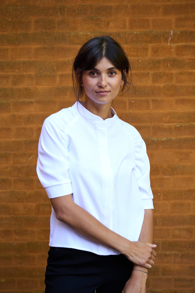 Tolsing Frida Skjorte / White Struktur