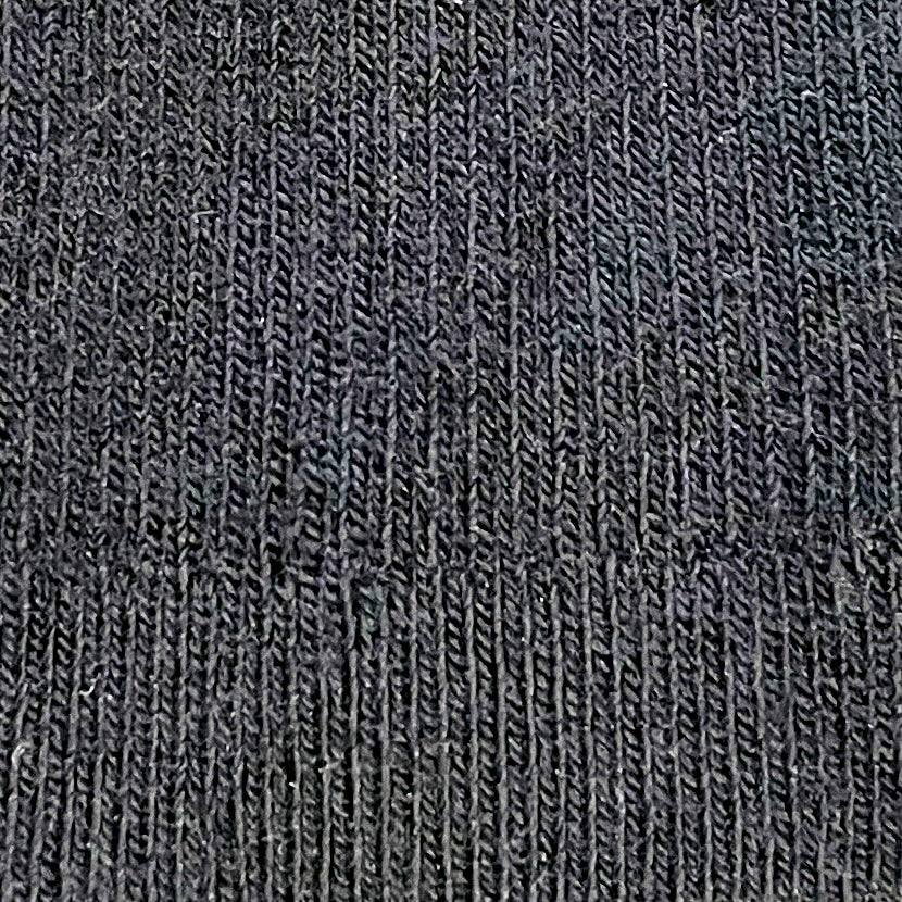 MP Uld Rib Strømpe  / Black (#50102)