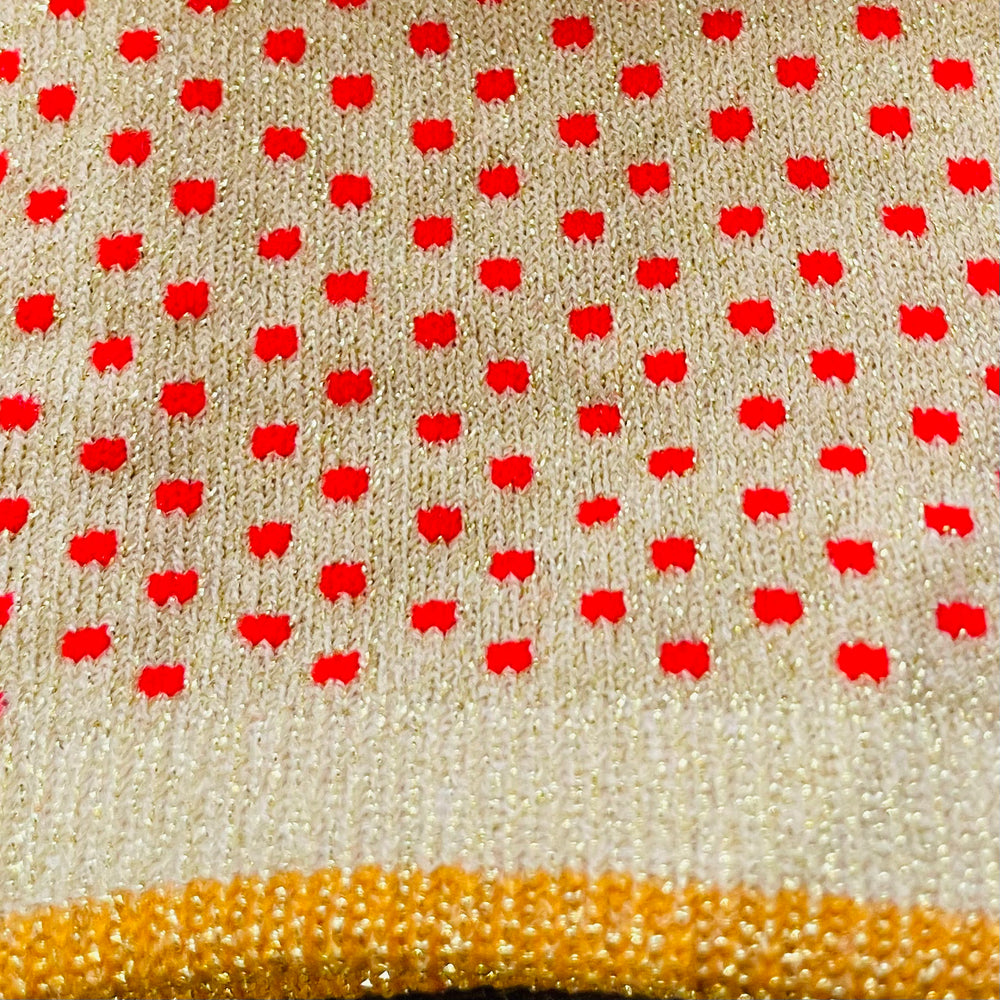 Beck Söndergaard Dina Small Dots  Strømper / Red Love (#690)