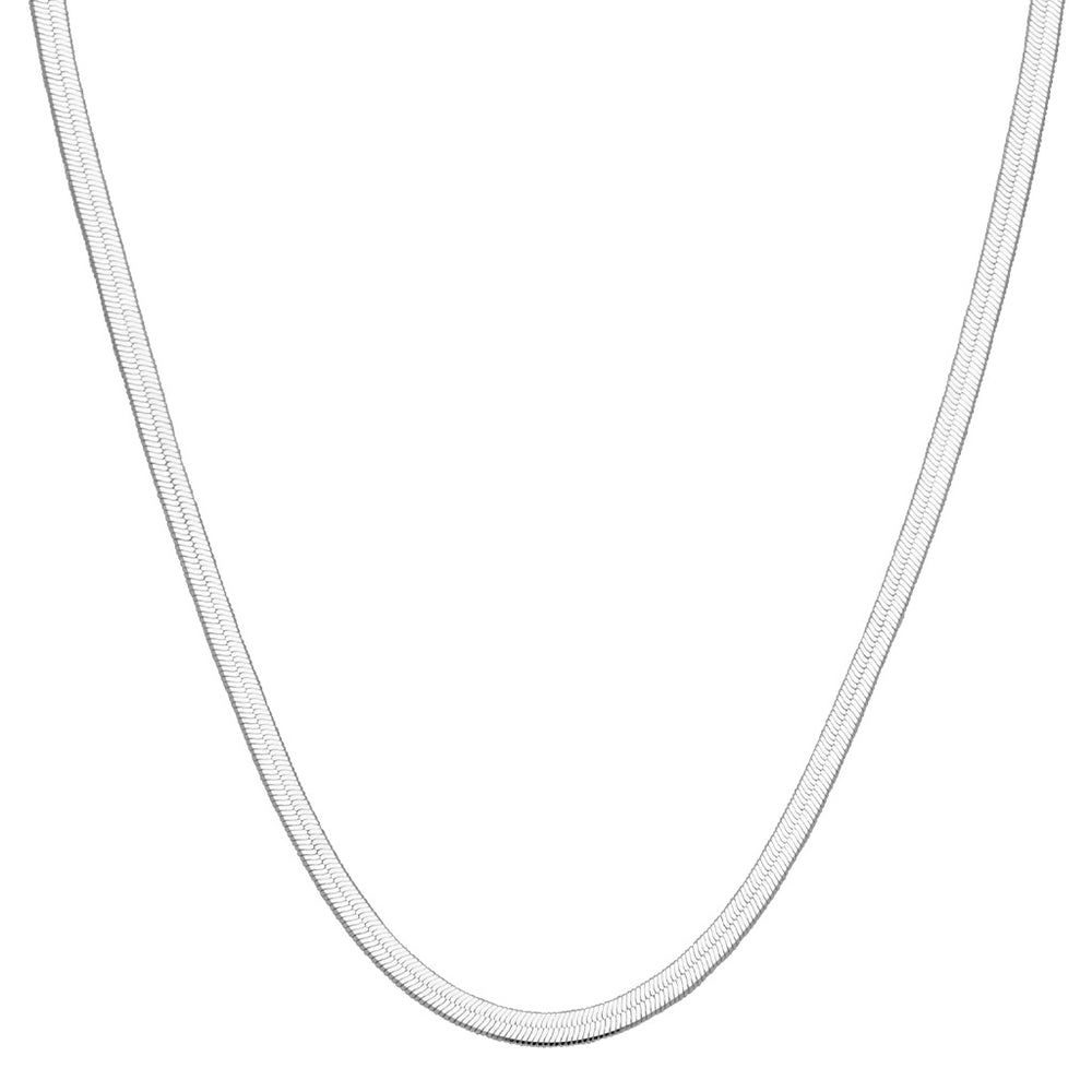 Lulu Copenhagen Snake Necklace / Forsølvet