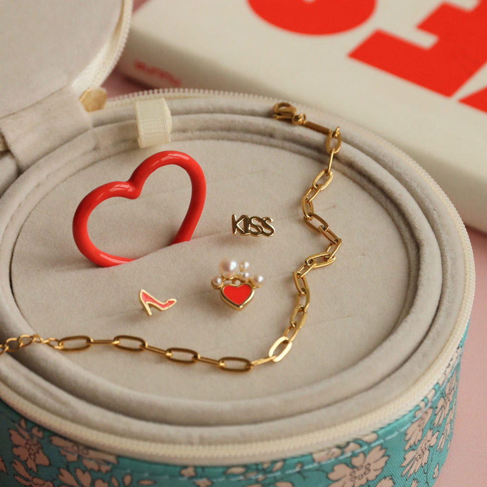 Lulu Copenhagen Paperclip Necklace / Forgyldt