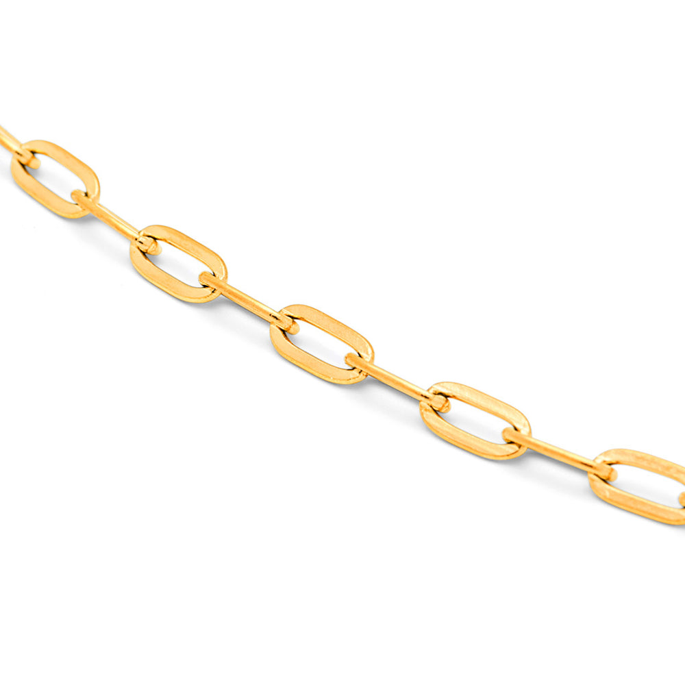 Lulu Copenhagen Paperclip Necklace / Forgyldt