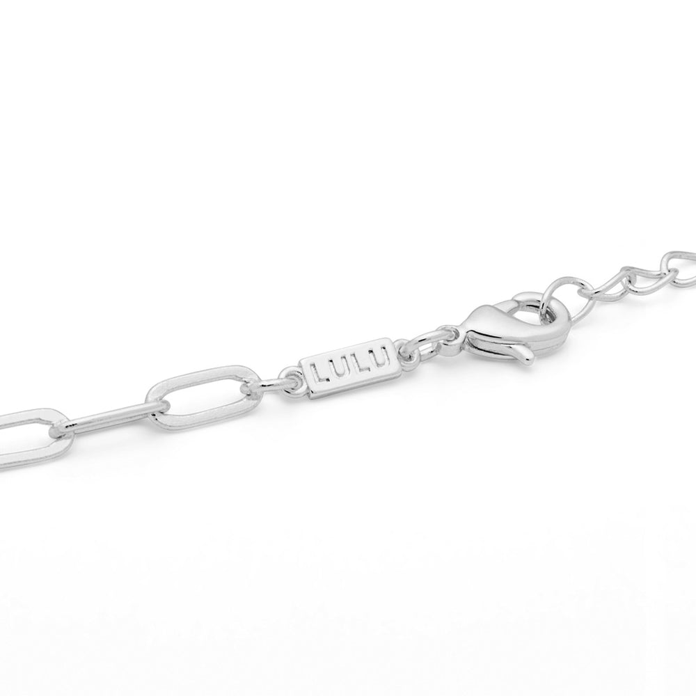 Lulu Copenhagen Paperclip Necklace / Forsølvet