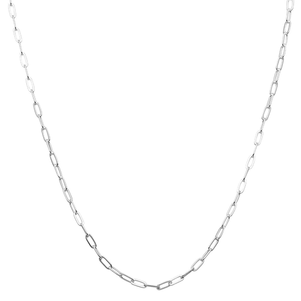 Lulu Copenhagen Paperclip Necklace / Forsølvet