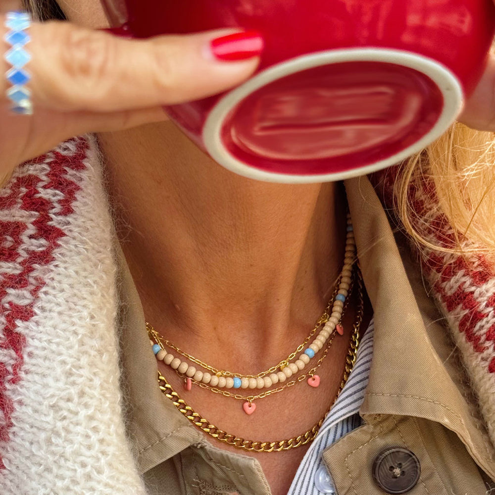 Lulu Copenhagen Panzer Necklace / Forgyldt