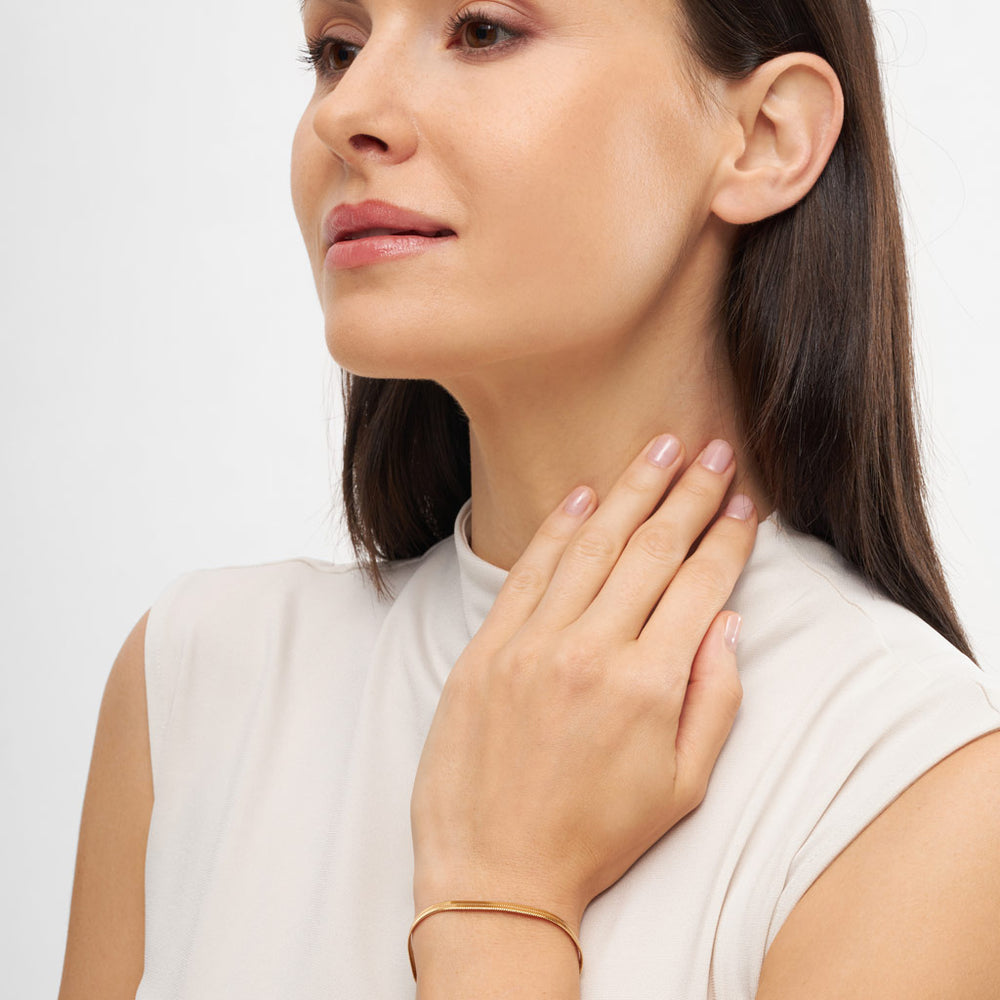 Lulu Copenhagen Snake Armbånd / Forgyldt