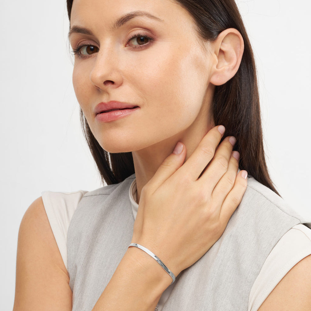 Lulu Copenhagen Snake Armbånd / Forsølvet