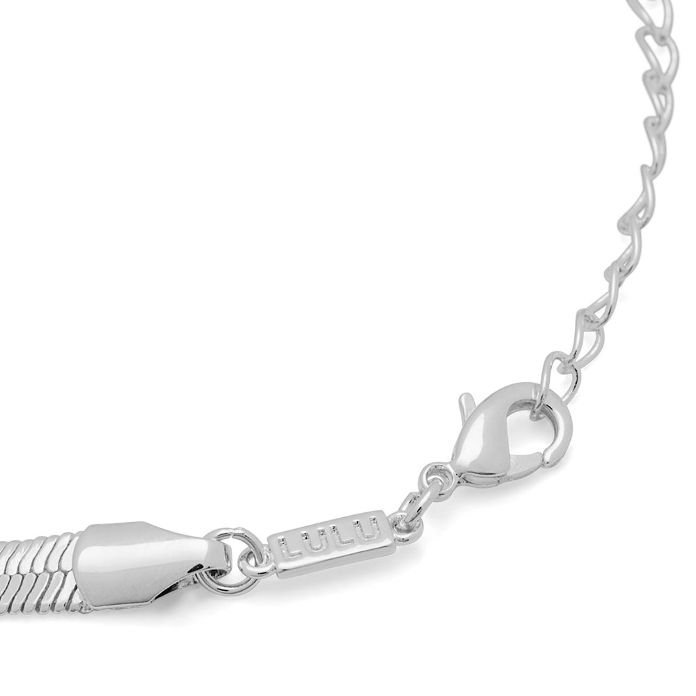 Lulu Copenhagen Snake Armbånd / Forsølvet