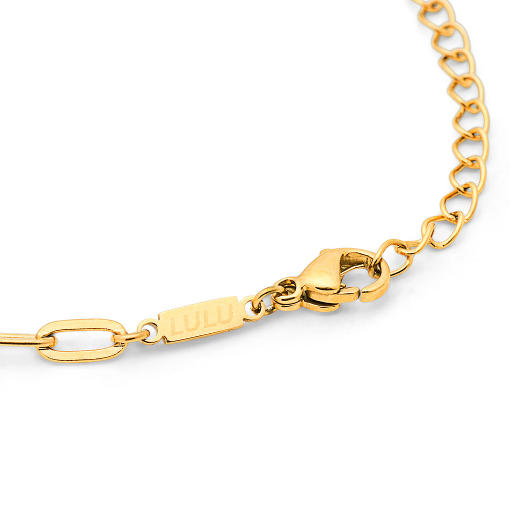 Lulu Copenhagen Paperclip Armbånd / Forgyldt
