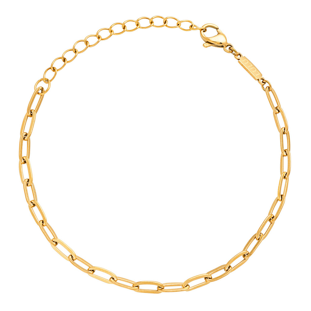 Lulu Copenhagen Paperclip Armbånd / Forgyldt