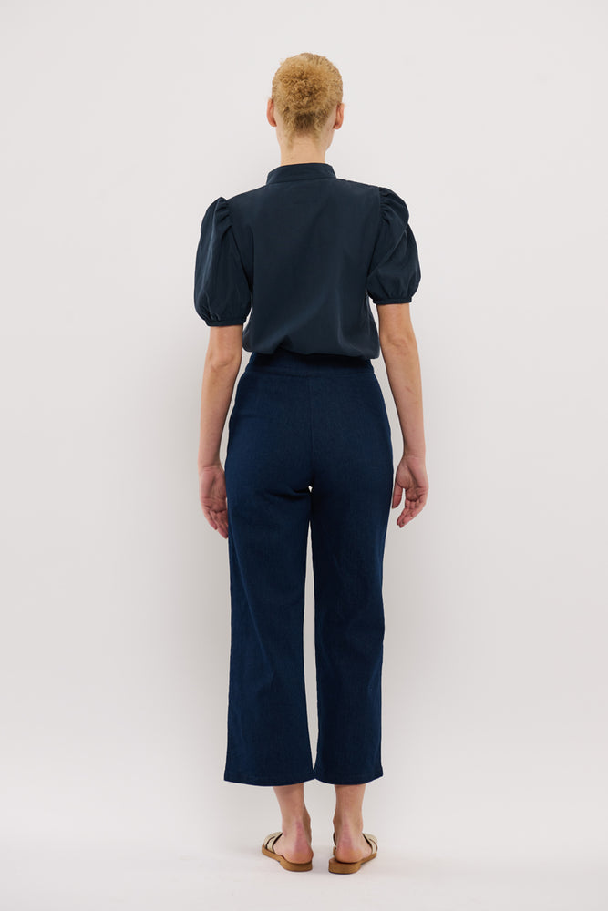 Sophia Lee Wilde Pants / Dark denim blue