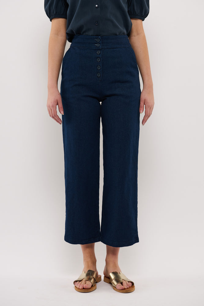 Sophia Lee Wilde Pants / Dark denim blue