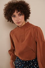 Tolsing Tine Vendeskjorte / Brown