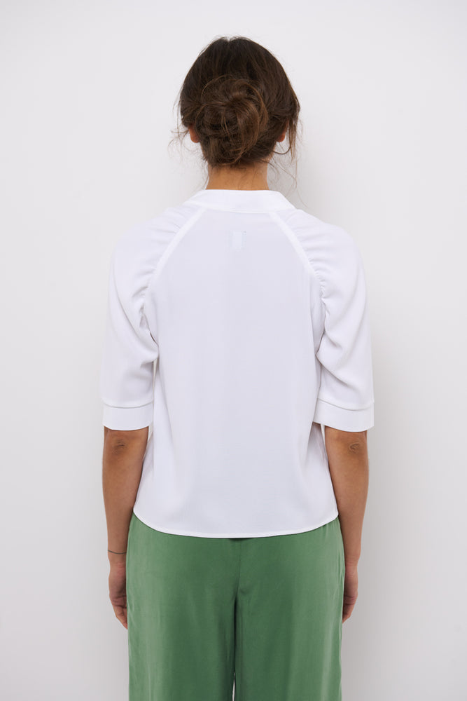 Tolsing Frida Skjorte / White Struktur