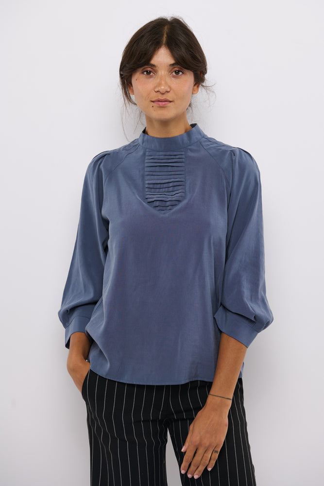 Tolsing Tine Vendeskjorte / Dusty Blue