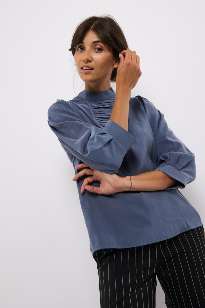 Tolsing Tine Vendeskjorte / Dusty Blue