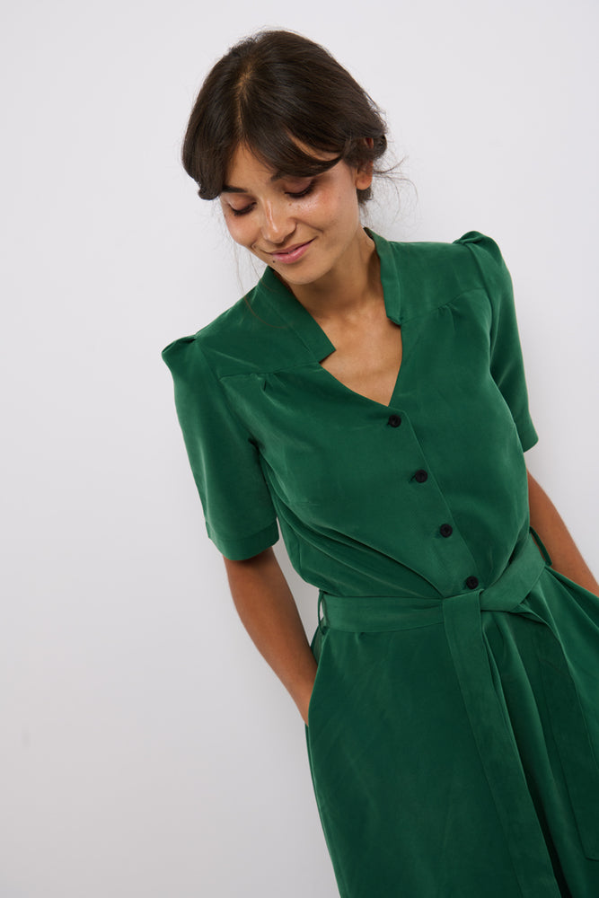 Tolsing Rie Dress / Green