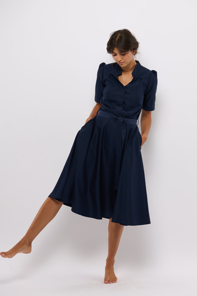 Tolsing Rie Dress / Navy