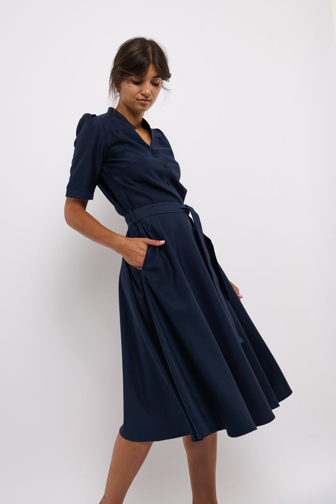 Tolsing Rie Dress / Navy