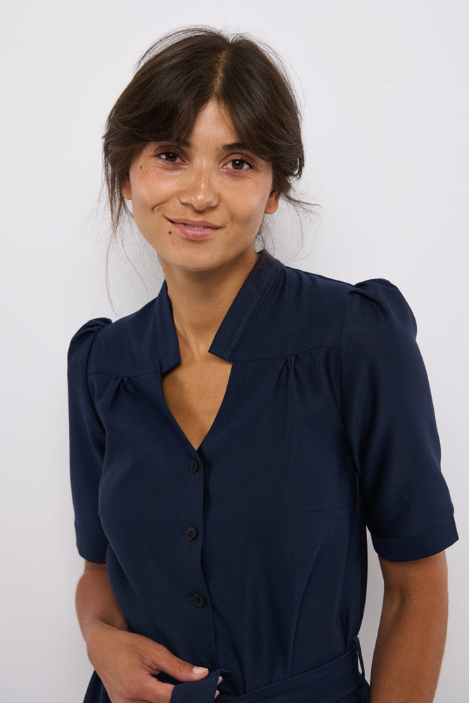 Tolsing Rie Dress / Navy