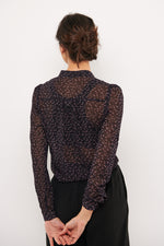Tolsing Rie Skjorte / Transparent Purple Pattern