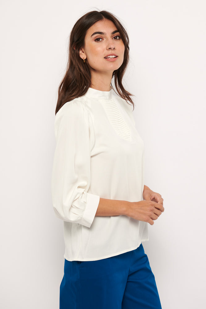 Tolsing Tine Vendeskjorte / White