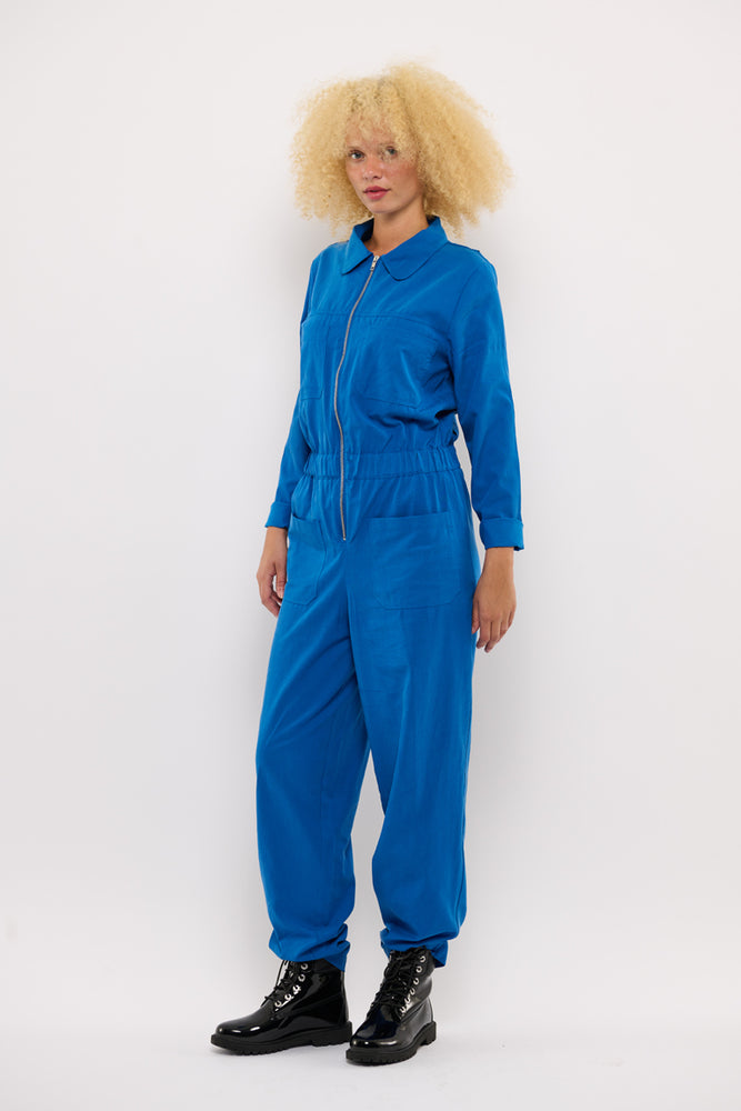Sophia Lee Nora Boilersuit / Ocean blue