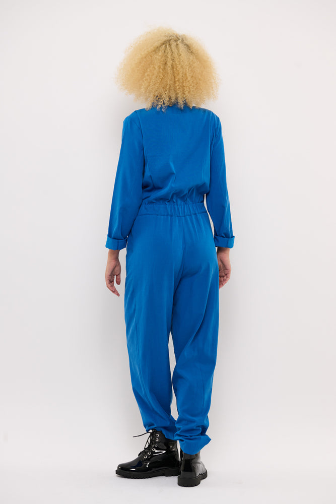 Sophia Lee Nora Boilersuit / Ocean blue