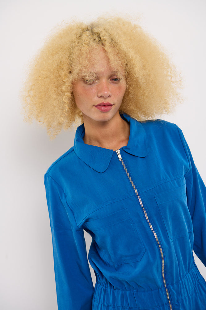 Sophia Lee Nora Boilersuit / Ocean blue