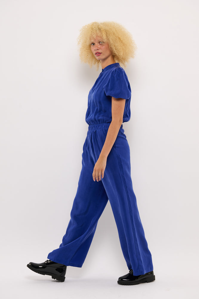 Sophia Lee Ronja Jumpsuit / Royal blue cupro