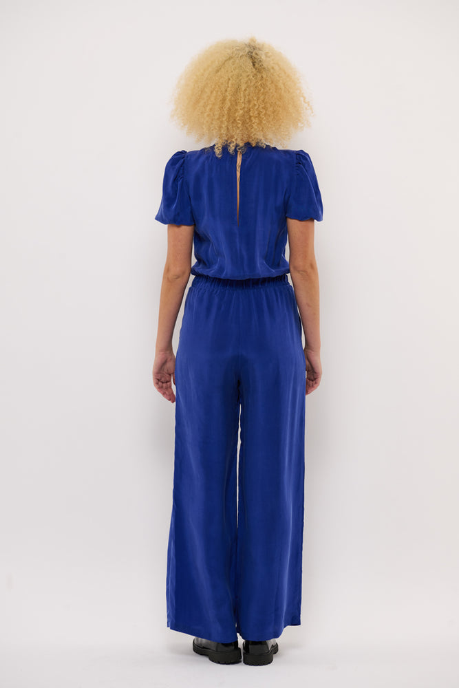 Sophia Lee Ronja Jumpsuit / Royal blue cupro