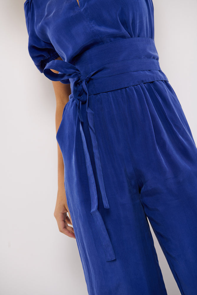 Sophia Lee Naomi belt / Royal blue cupro